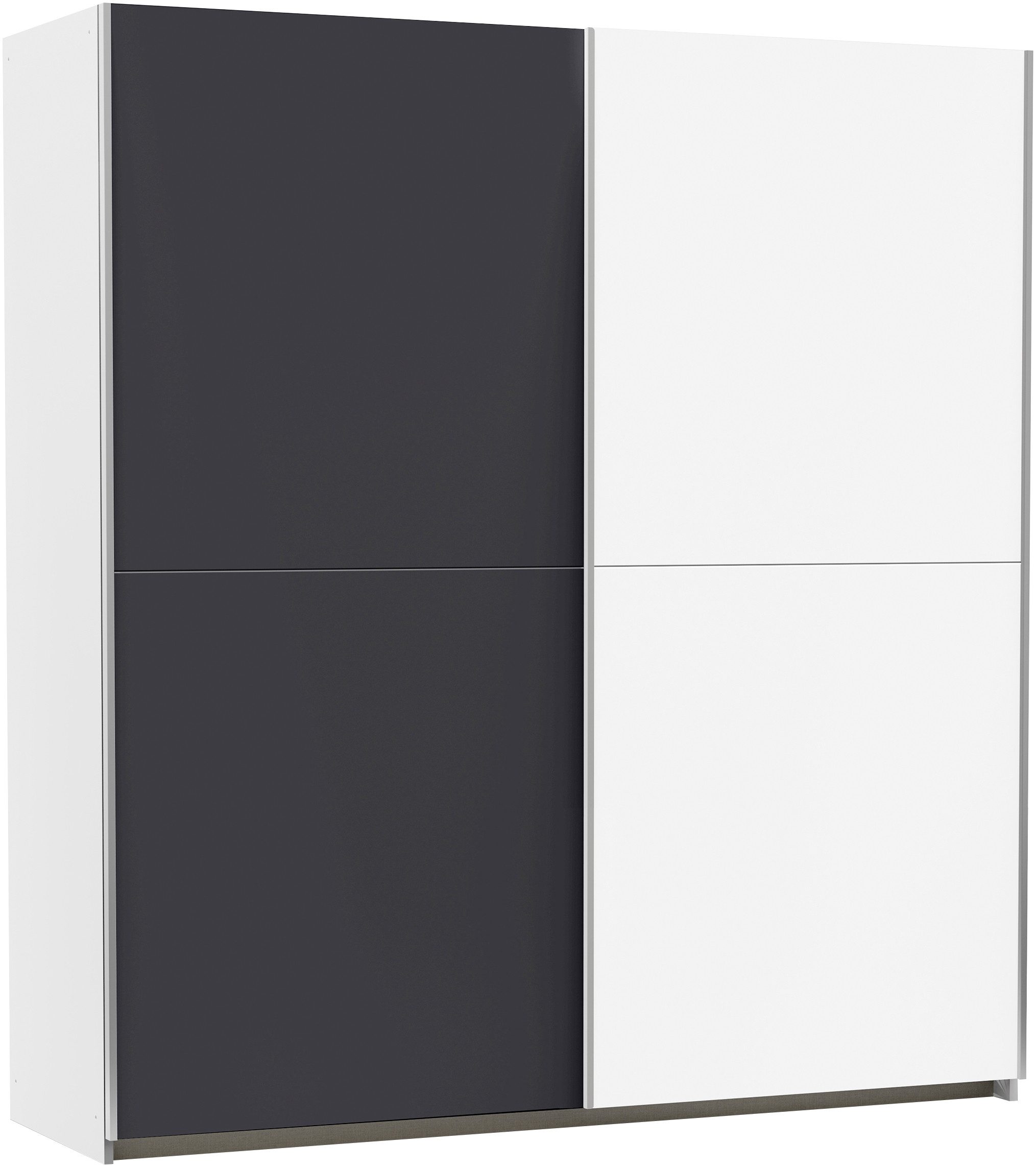 rauch Schwebetürenschrank Kleiderschrank Schrank Garderobe Wäscheschrank SATURN (3 verschiedene Ausstattungen BASIC/CLASSIC/PREMIUM (inkl. SOFT-CLOSE) zeitlose Farbkombinationen, B/H/T: 175/191/59 cm MADE IN GERMANY