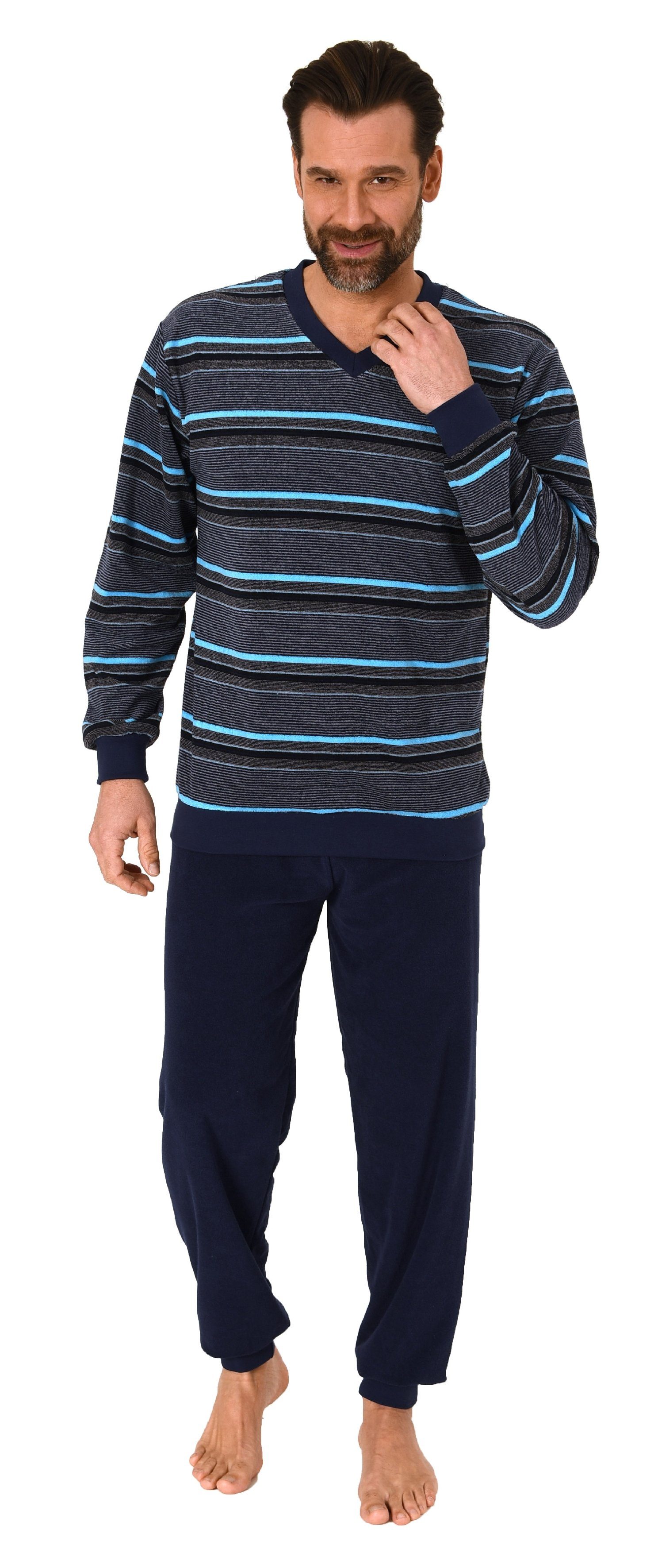 Normann Pyjama Normann Herren langarm Schlafanzug günstig online kaufen