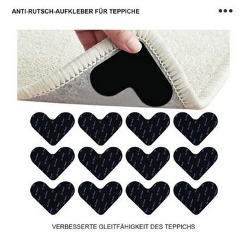 Antirutsch Teppichunterlage Teppichunterlage 12 Stück Antirutschmatte für Teppich, Fivejoy, Anti Rutsch Teppichunterlage, (12-St), Waschbare und Wiederverwendbare