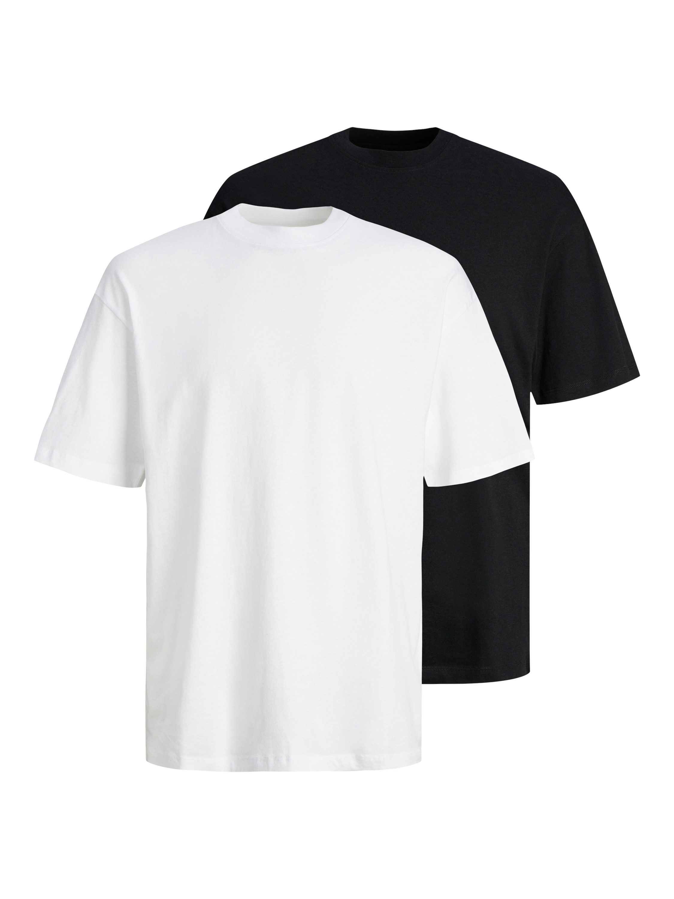 Rundhalsshirt JJEBRADLEY TEE SS O-NECK 2PK MP NOOS