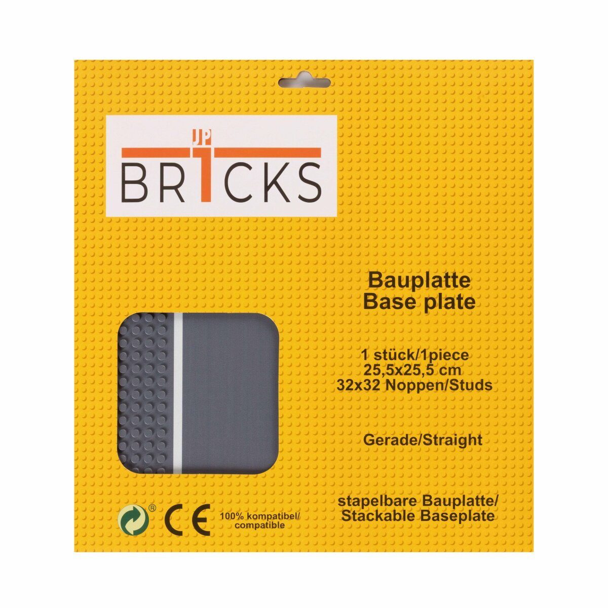 Wisam BR1CKS Baseplate Gerade 32x32 Spielbausteine