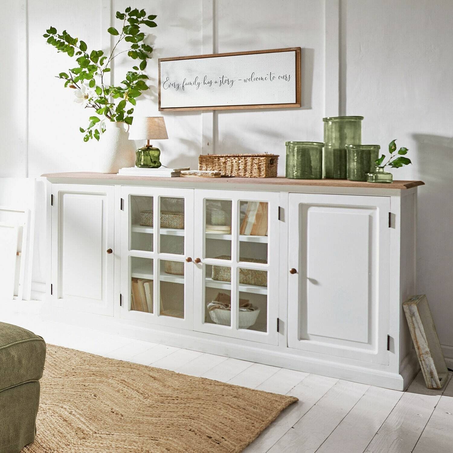 Mirabeau Kommode Kommode Kostan weiß/braun