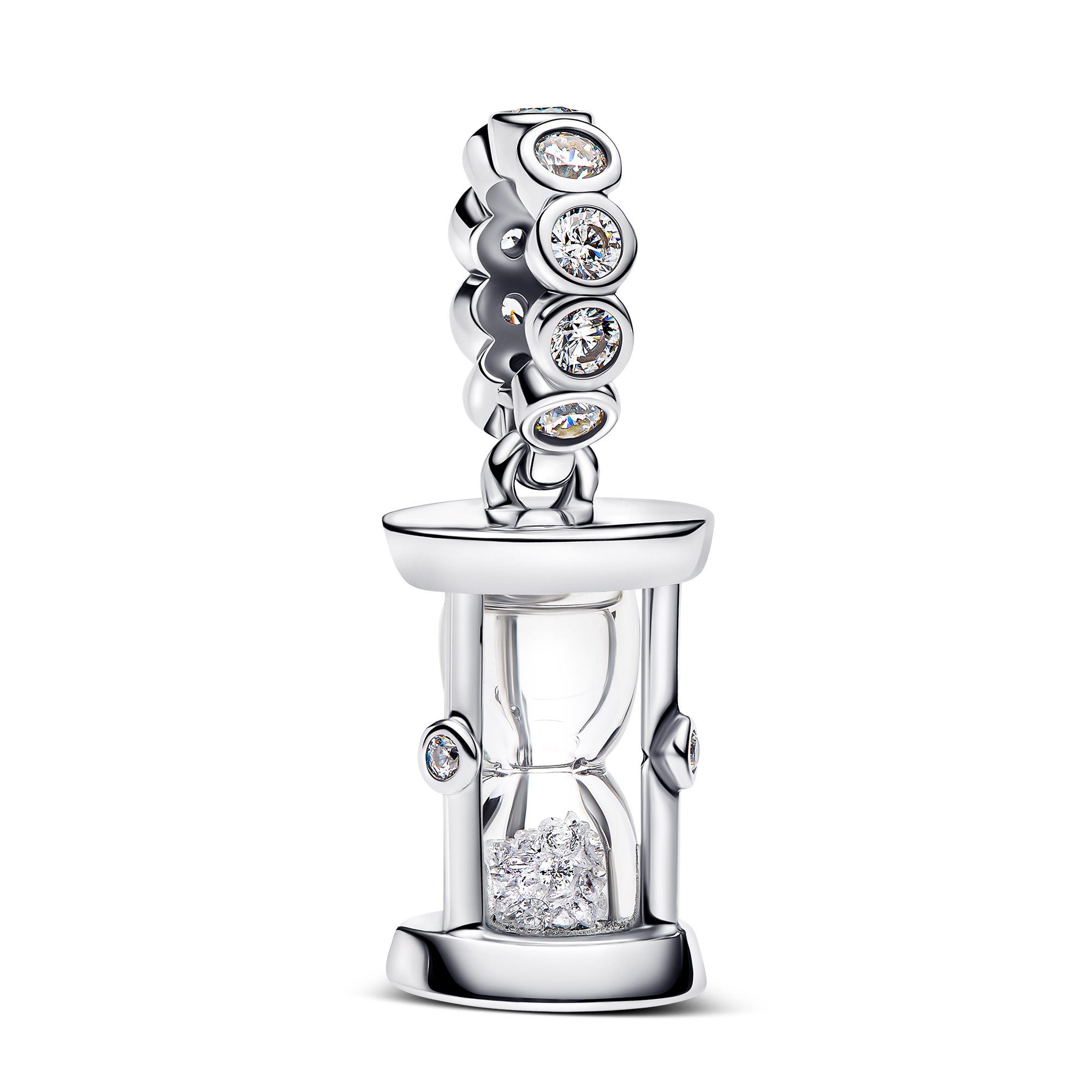 Pandora Kettenanhänger Charm-Silber Sanduhr
