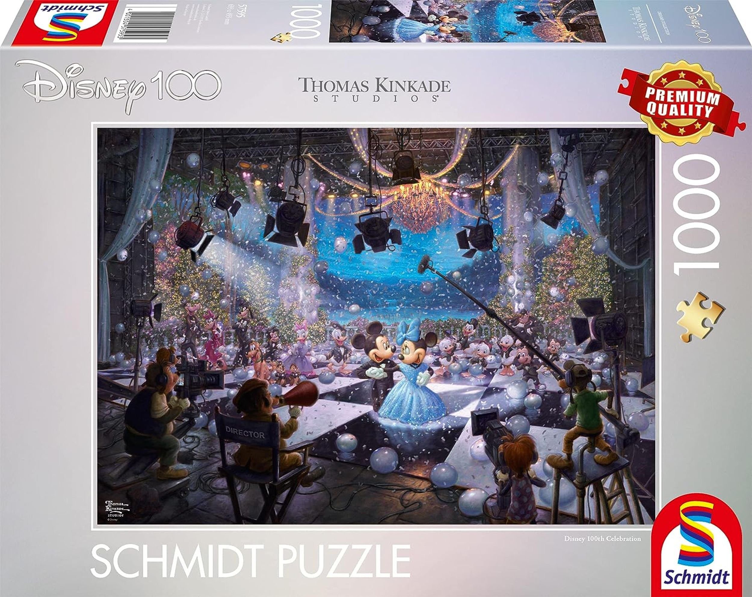 Schmidt Spiele Puzzle Disney 100th Celebration, 1000 Puzzleteile