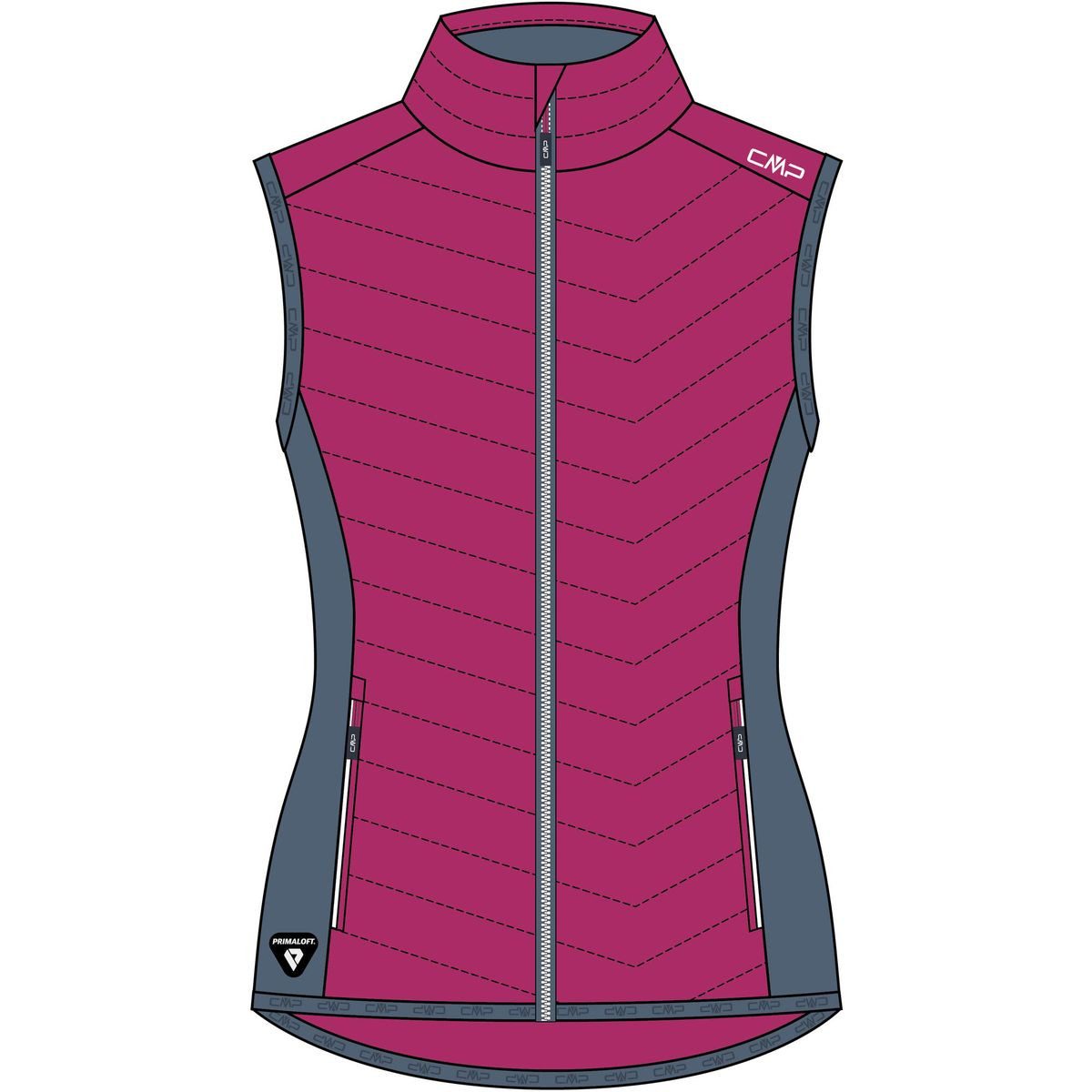CMP Funktionsweste Woman Vest Hybrid Leichte und funktionale Damenweste für optimalen Komfort und Schutz