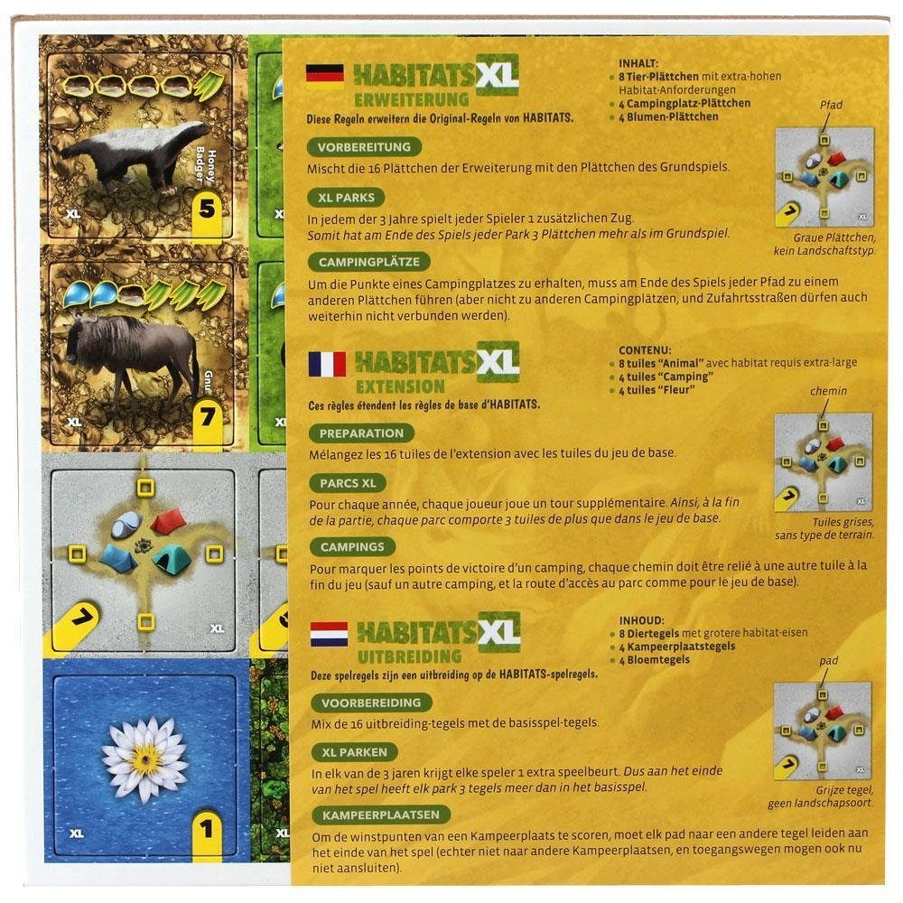 Spiel Habitats XL Erweiterung DE/EN/FR/NL