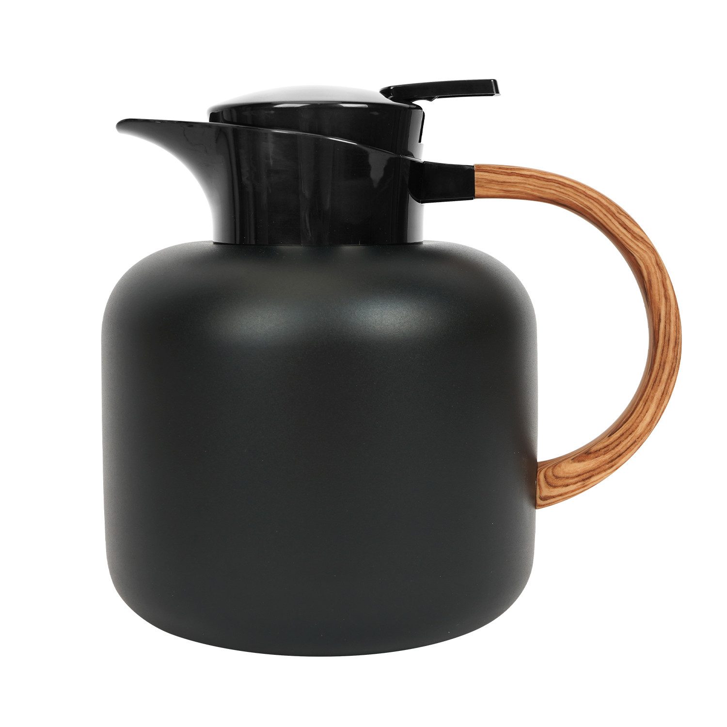 OSTWOLKE Isolierkanne 2L Thermoskanne Teekanne Edelstahl Doppelschicht 24h heiß & kalt, Quick Tip Verschluss, für Kaffee,Tee, Milch