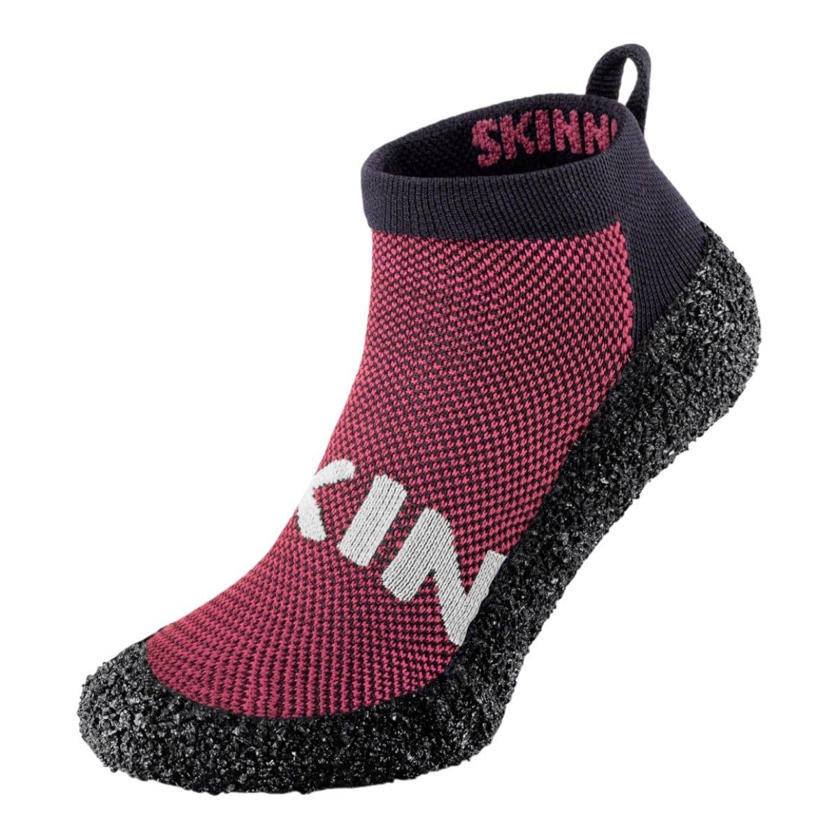 Skinners Barfusschuhsocke Essentials 2.0 Mid-Cut Grape (Schutz, Komfort auf) Barfußschuh