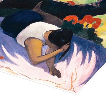 Posterlounge Poster Paul Gauguin, Vergnügungen des bösen Geistes (Arearea no vareua ino), Malerei