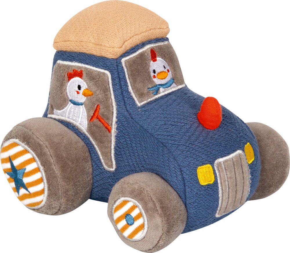 COPPENRATH DIE SPIEGELBURG Rasselball Activity-Traktor - Little Wonder, mit Aufziehfunktion