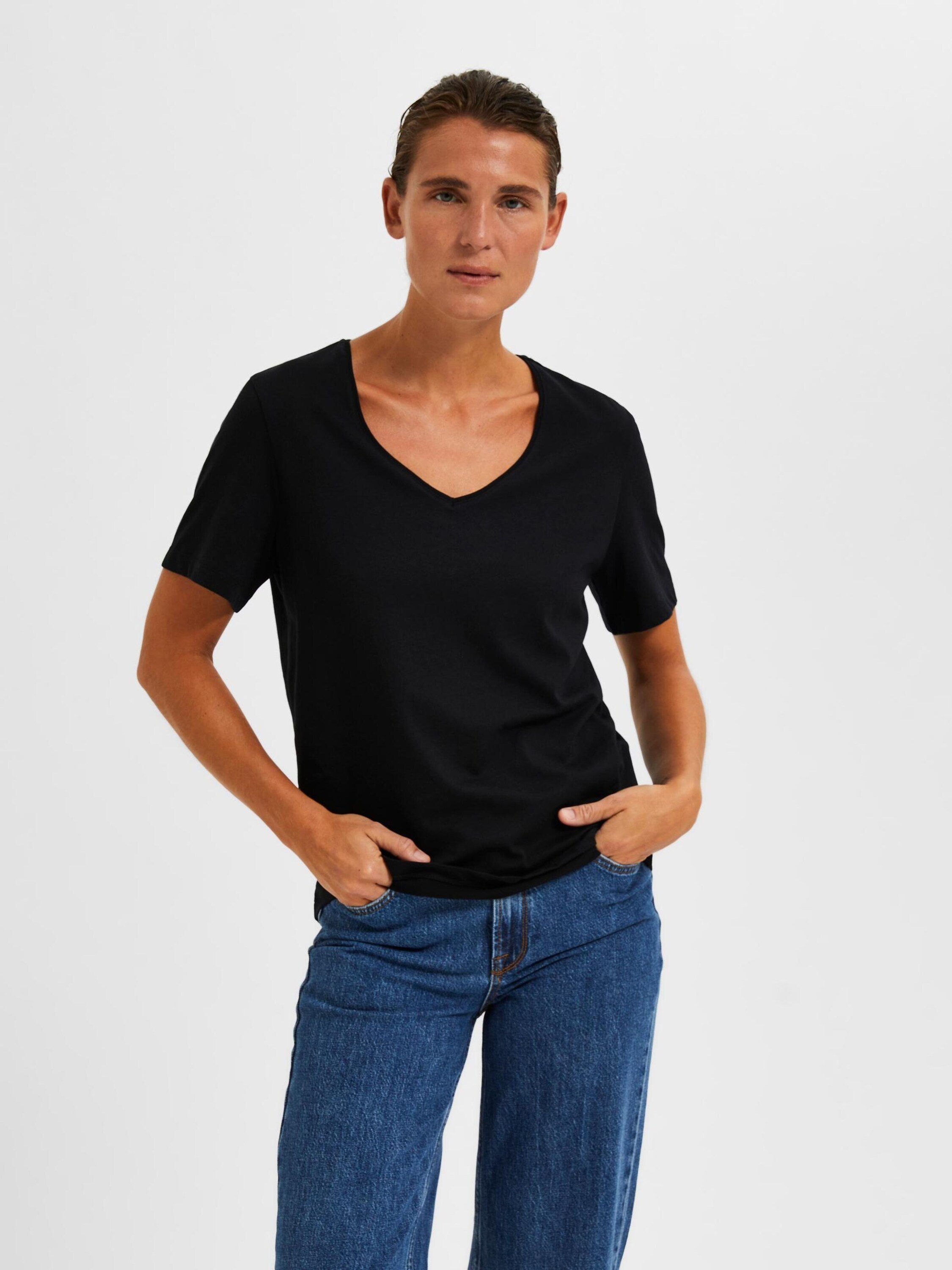 SELECTED FEMME T-Shirt (1-tlg) Plain/ohne Details günstig online kaufen