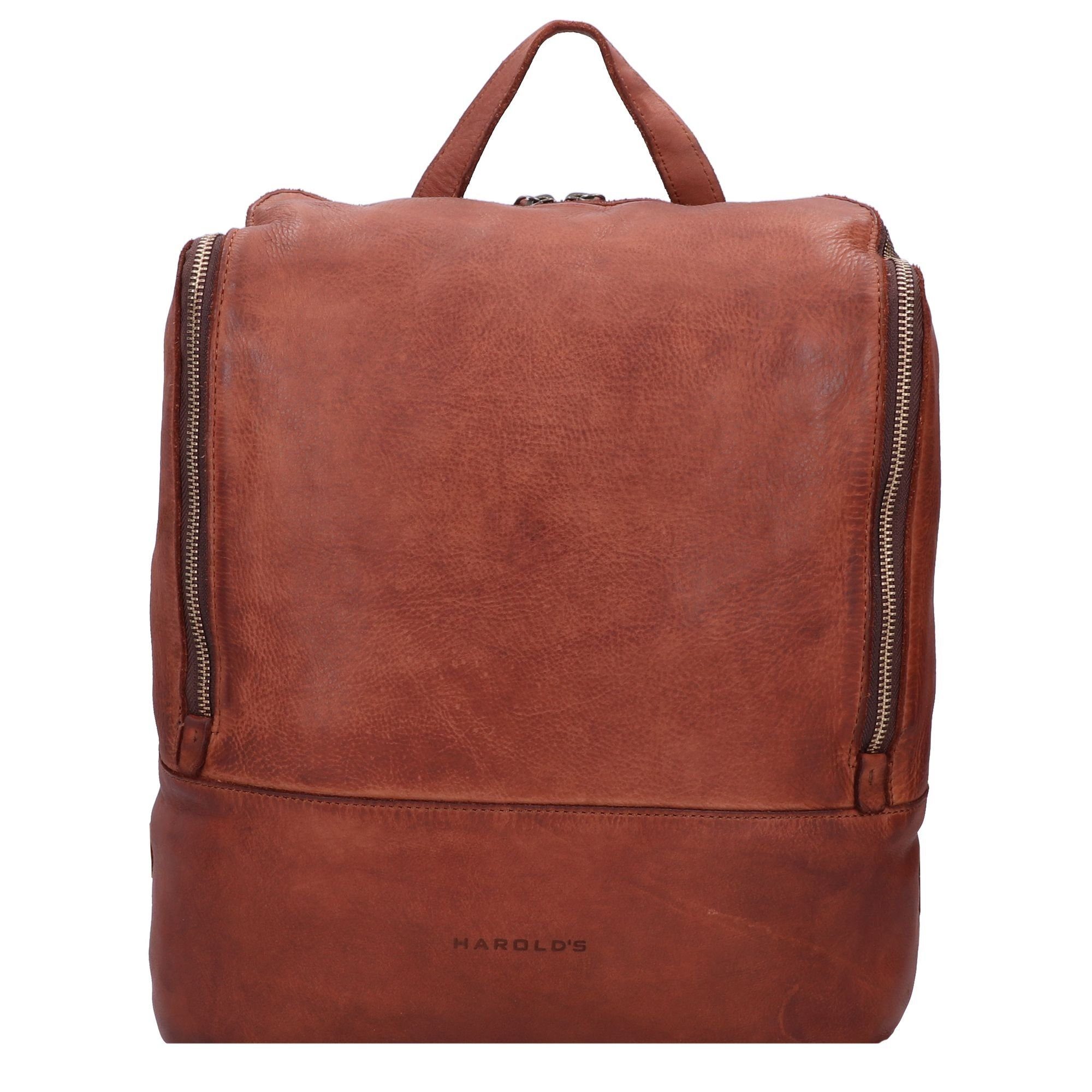 Harold's Daypack Submarine, Leder cognac | Rucksäcke