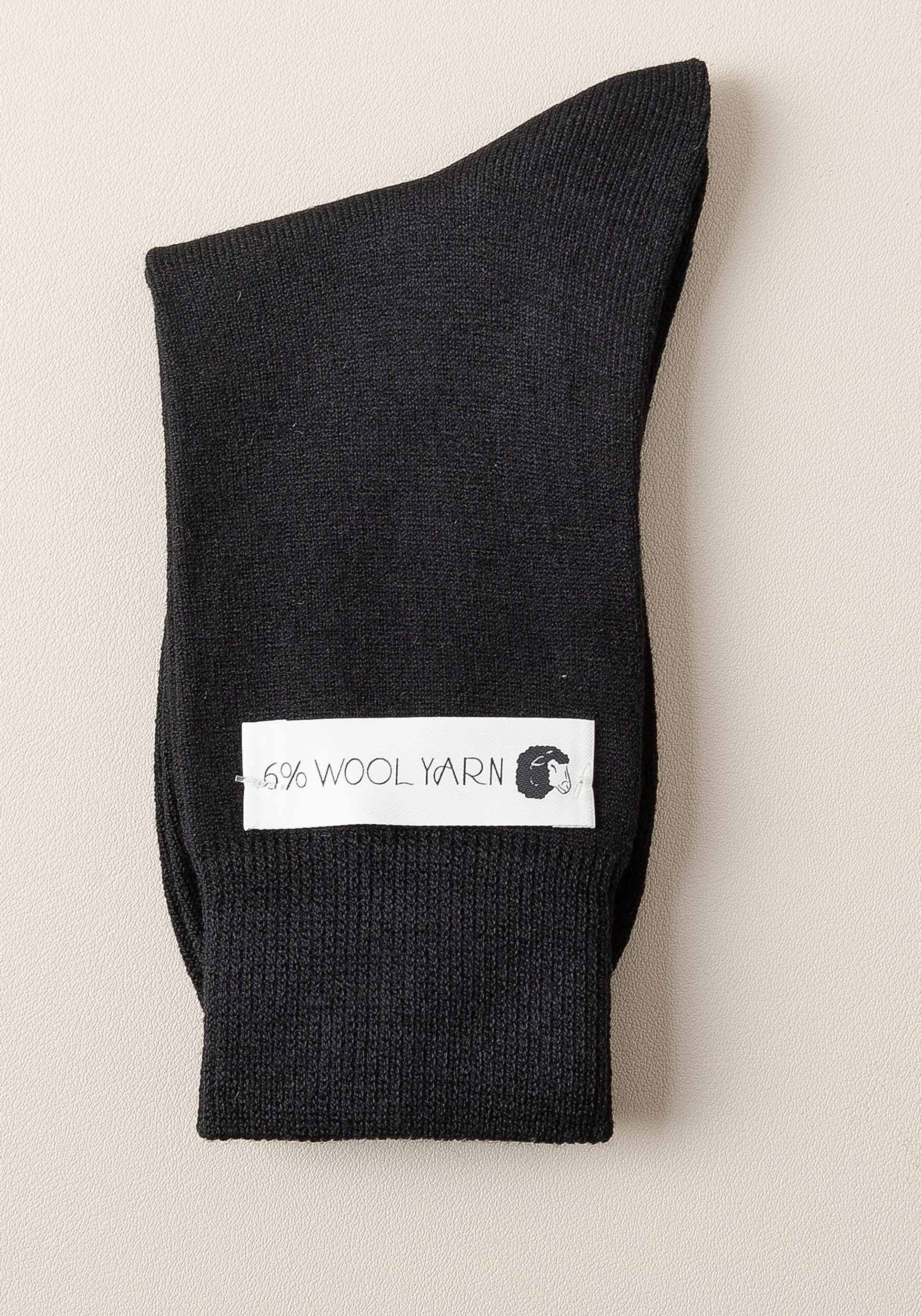 MAGICSHE Thermosocken Damen warm mittlerer Länge Socken aus Wolle für kalte Tage 3 Paar (2-Paar) Schwarz