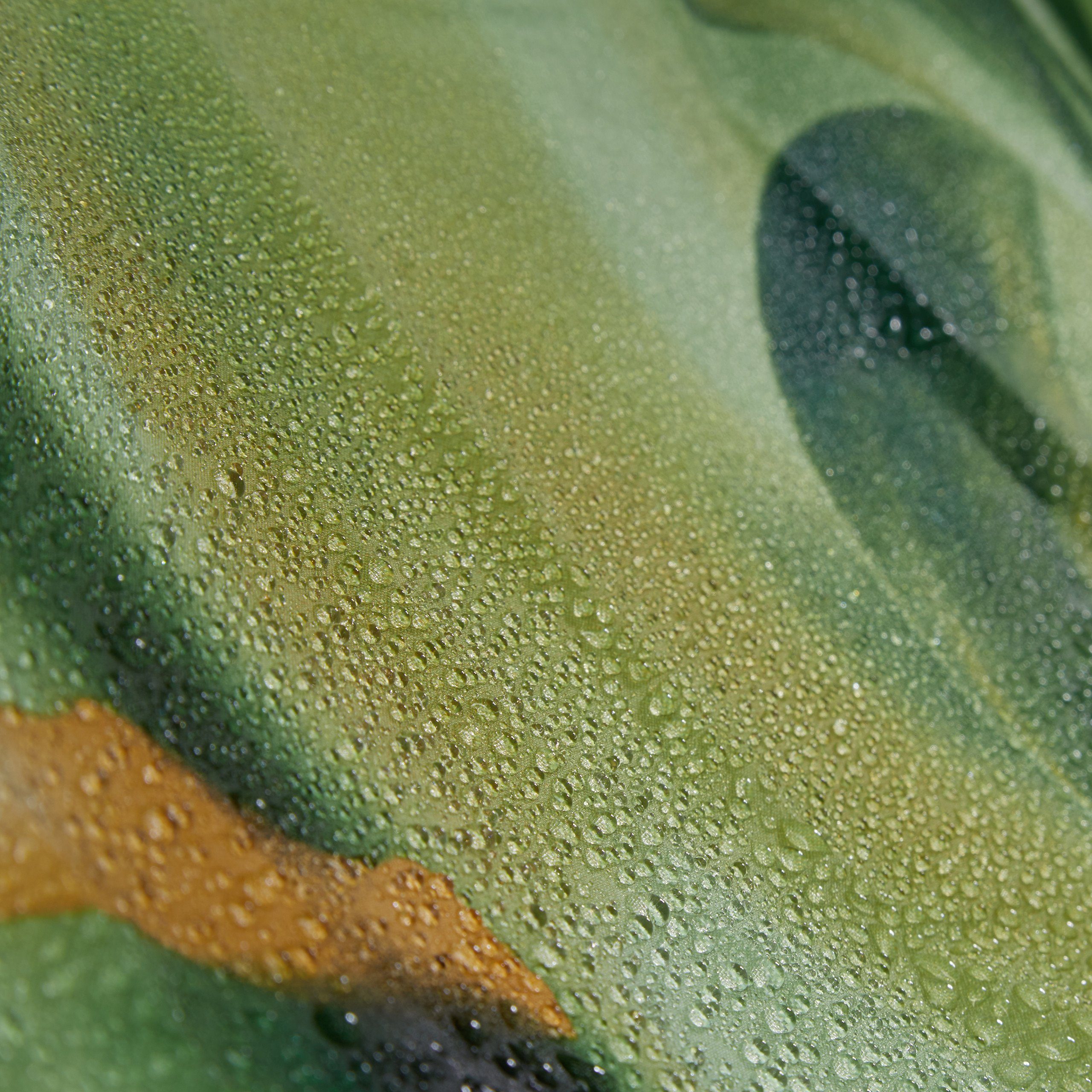 relaxdays Duschvorhang Bambus in Grü Breite 180 cm