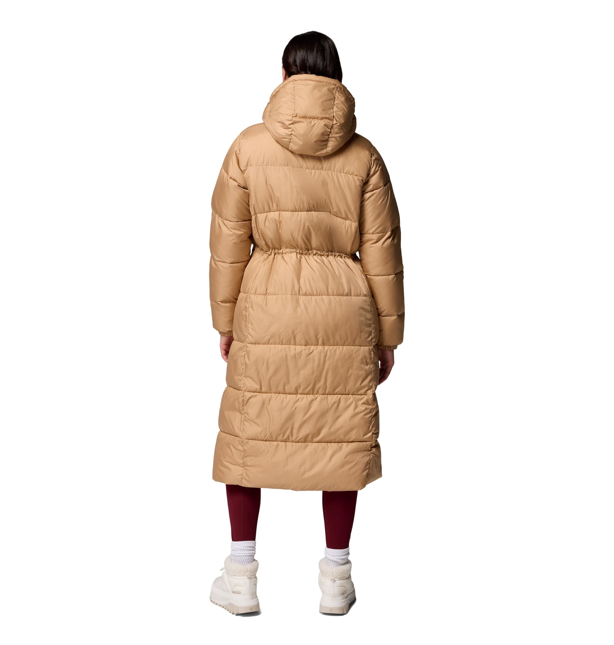 Columbia Wintermantel Puffect Long Jacket (Thermarator Isolierung) hellbraun Damen