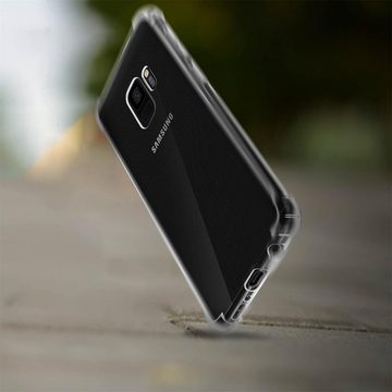 CoolGadget Handyhülle Anti Shock Rugged Case für Samsung Galaxy S9 5,8 Zoll, Slim Cover Kantenschutz Schutzhülle für Samsung S9 Hülle Transparent