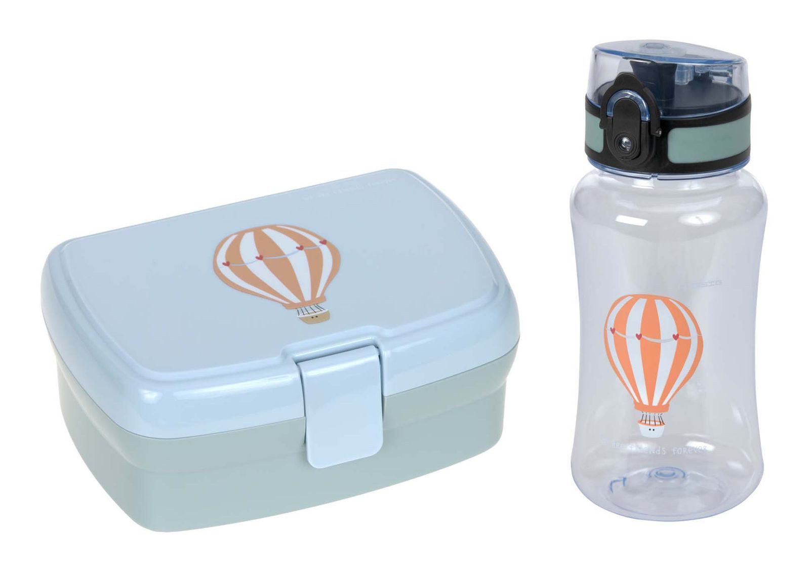 LÄSSIG Trinkflasche Lunch Set
