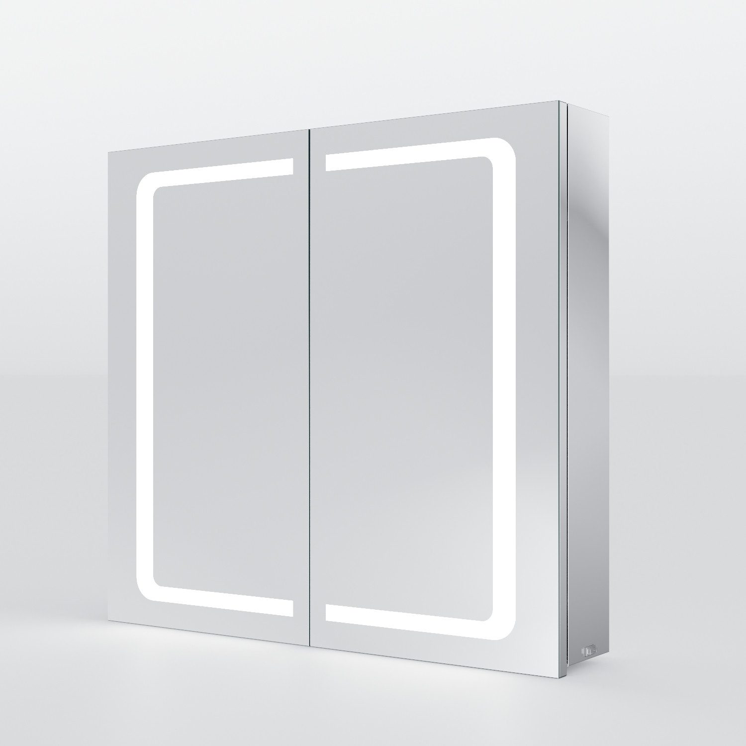 SONNI Spiegelschrank Spiegelschrank Badezimmer mit Beleuchtung 70x65cm Edel günstig online kaufen