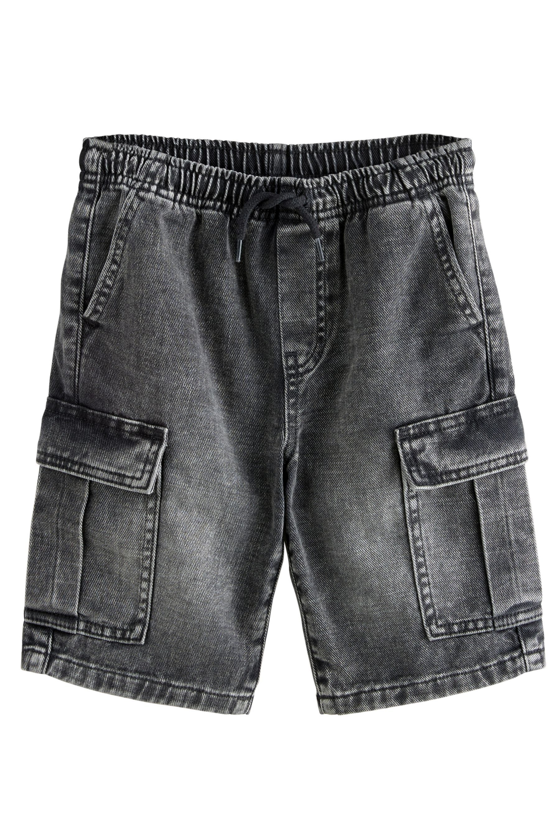 Next Cargoshorts Cargo-Denimshorts aus 100 % Baumwolle, 2er-Pack (2-tlg)