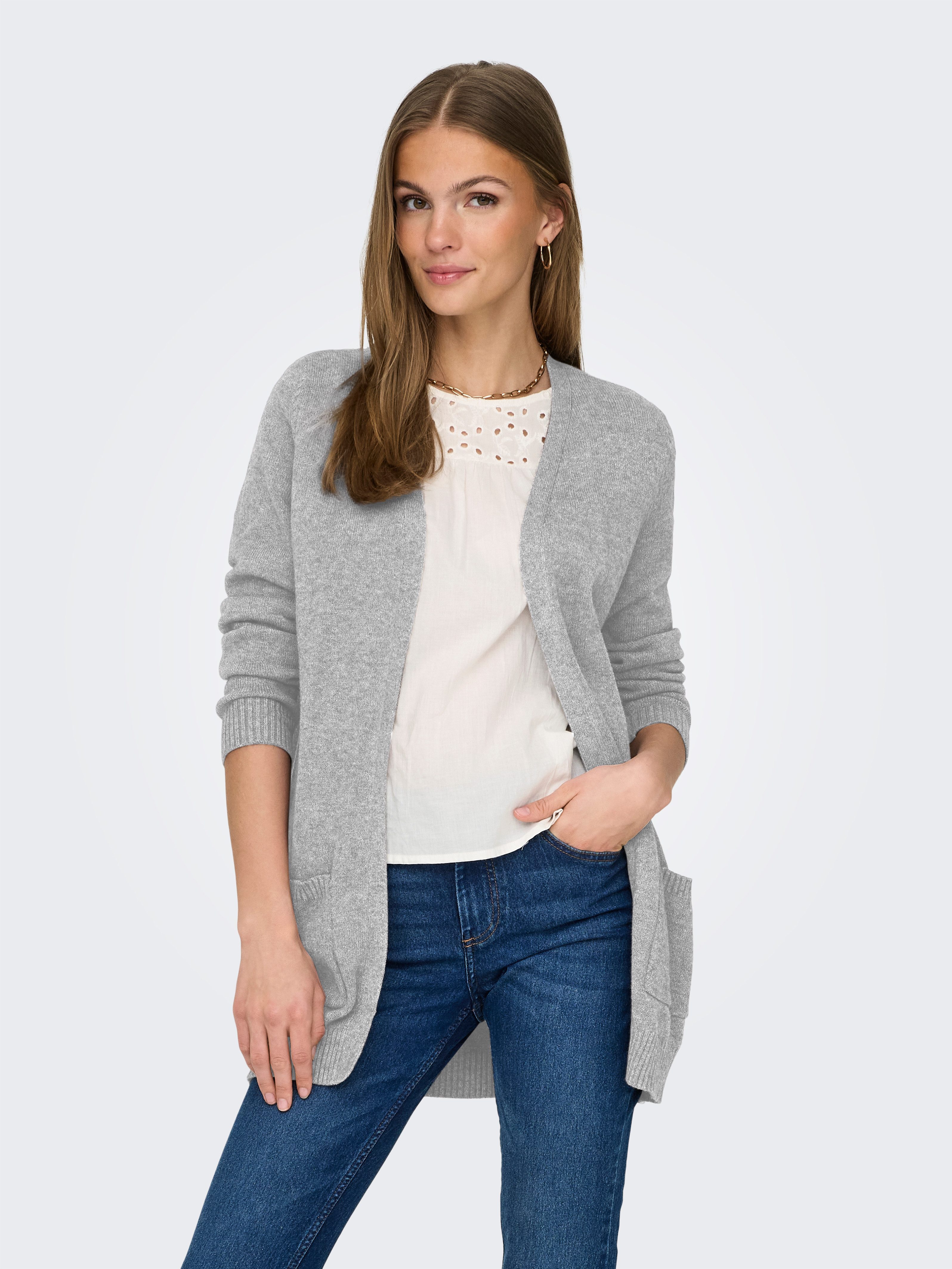 ONLY Strickjacke ONLLESLY L/S OPEN CARDIGAN günstig online kaufen