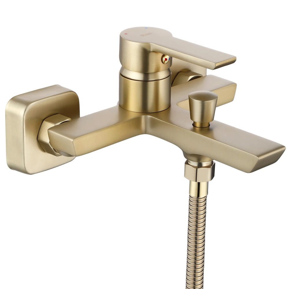 wohnwerk.idee Wannenarmatur Badewannenarmatur Argus Gold Matt günstig online kaufen