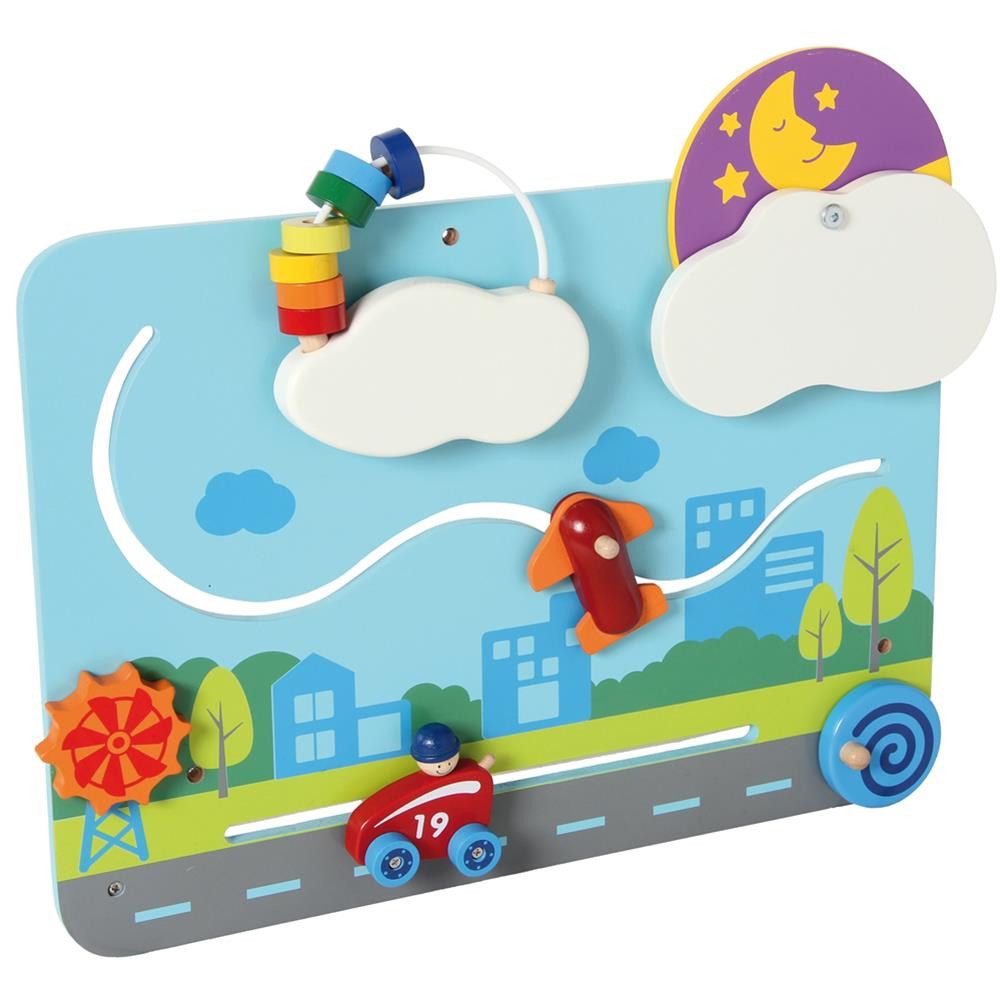 Bartl Spiel Wandspiel Landschaft Motorikspiel, Holz Aktivitätsspiel Kinder