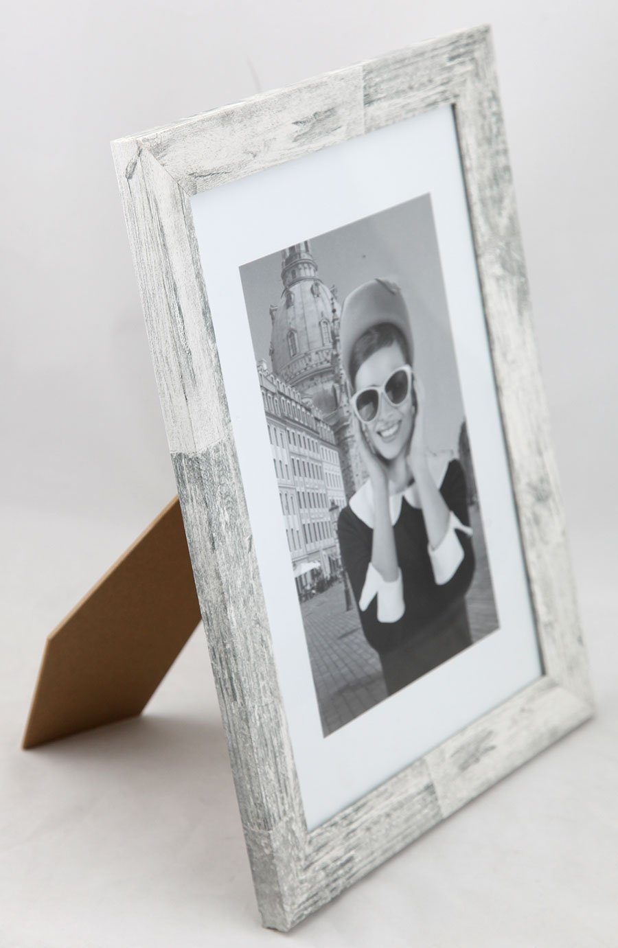 Bilderrahmen Bilderrahmen Foto frames Hollywood Holz Picture Weiß Rahmen IDEAL TREND Family