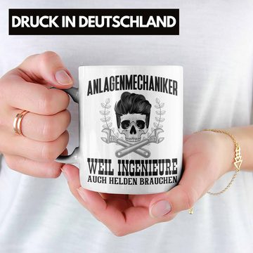 Trendation Tasse Anlagenmechaniker Tasse Geschenk Spruch Männer Weil Ingenieure Auch He