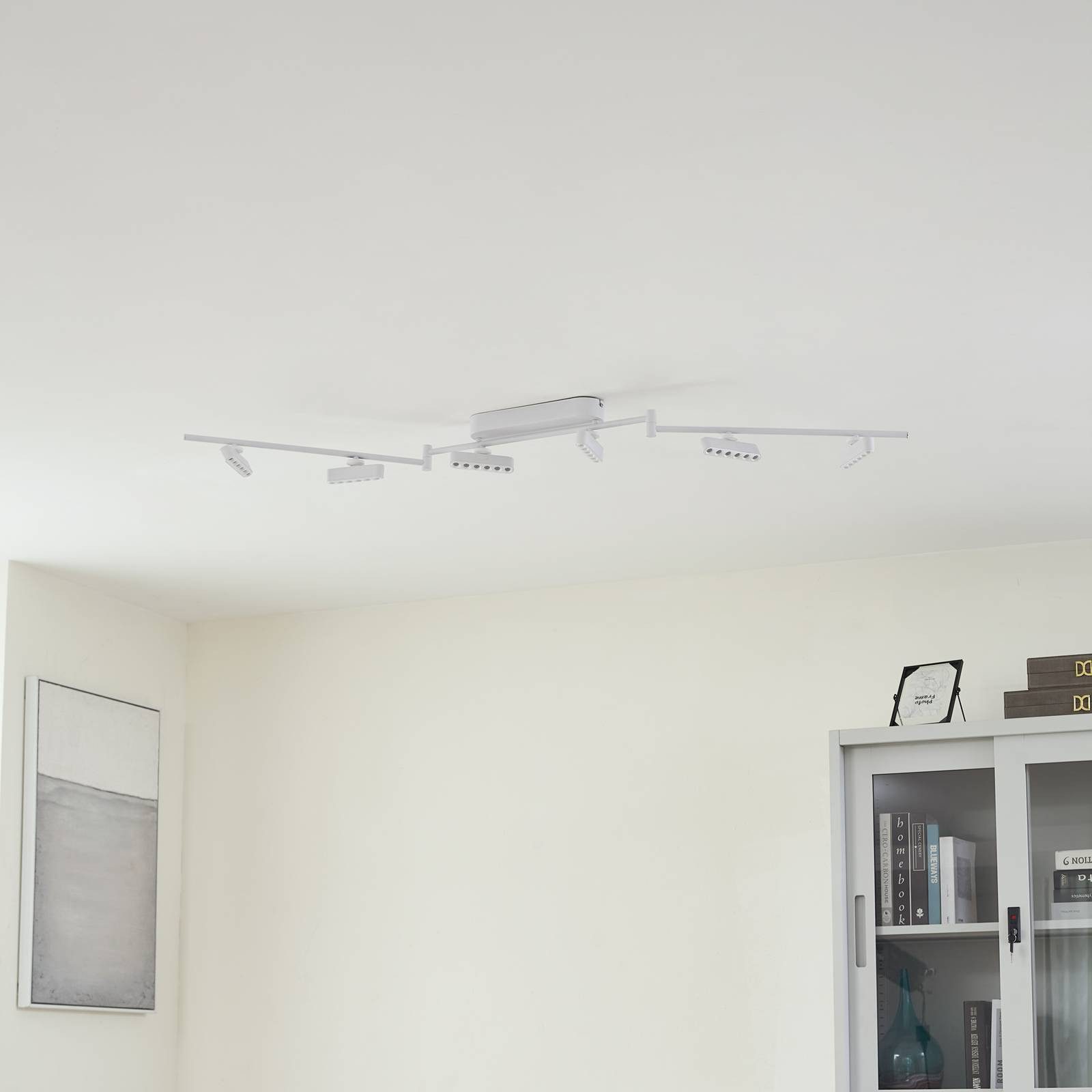 Lindby Deckenstrahler Eldrin, Enthalten, LED 27,5 W gesamt, warmweiß