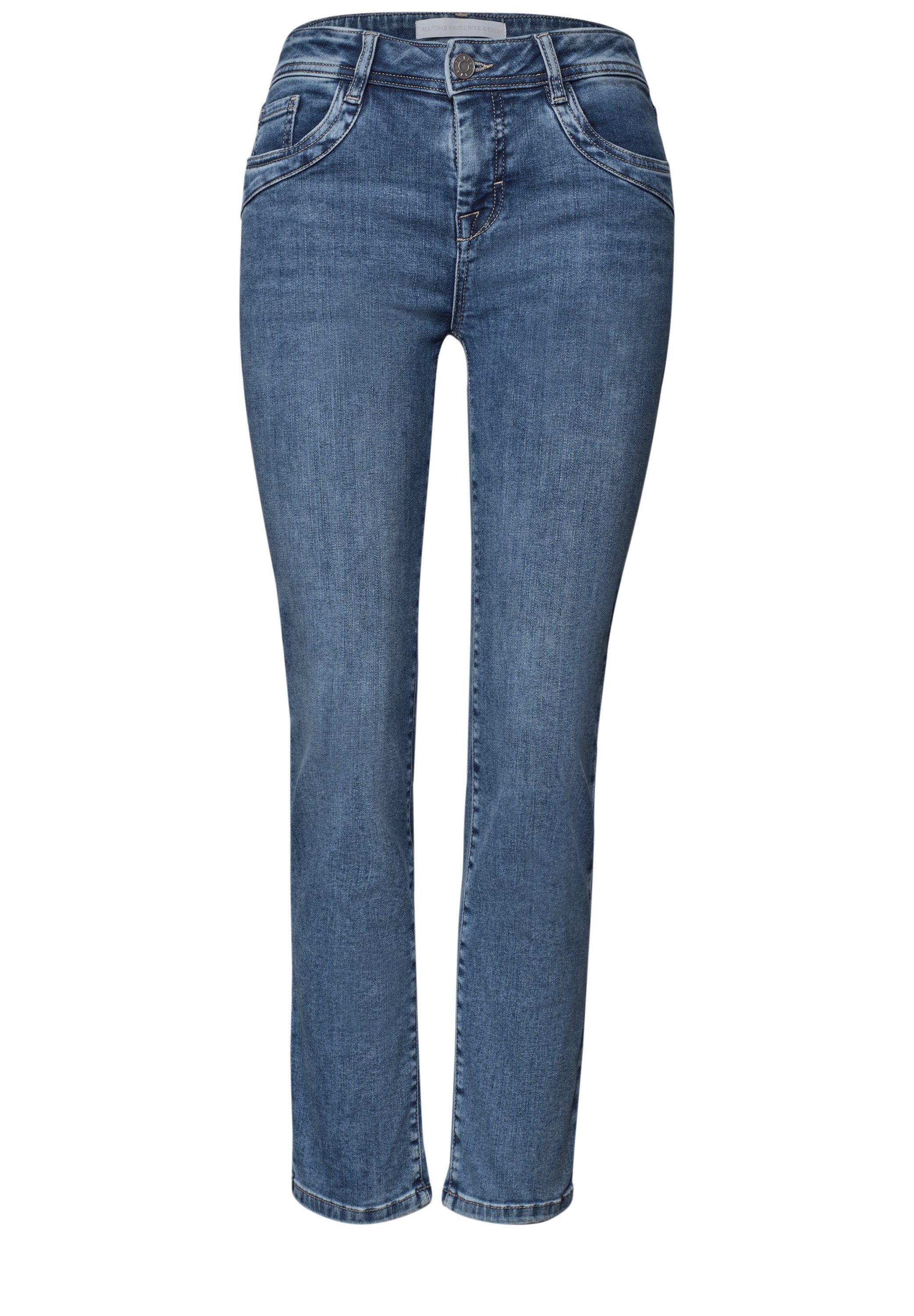 STREET ONE Slim-fit-Jeans Middle Waist – Bild 5 von 5