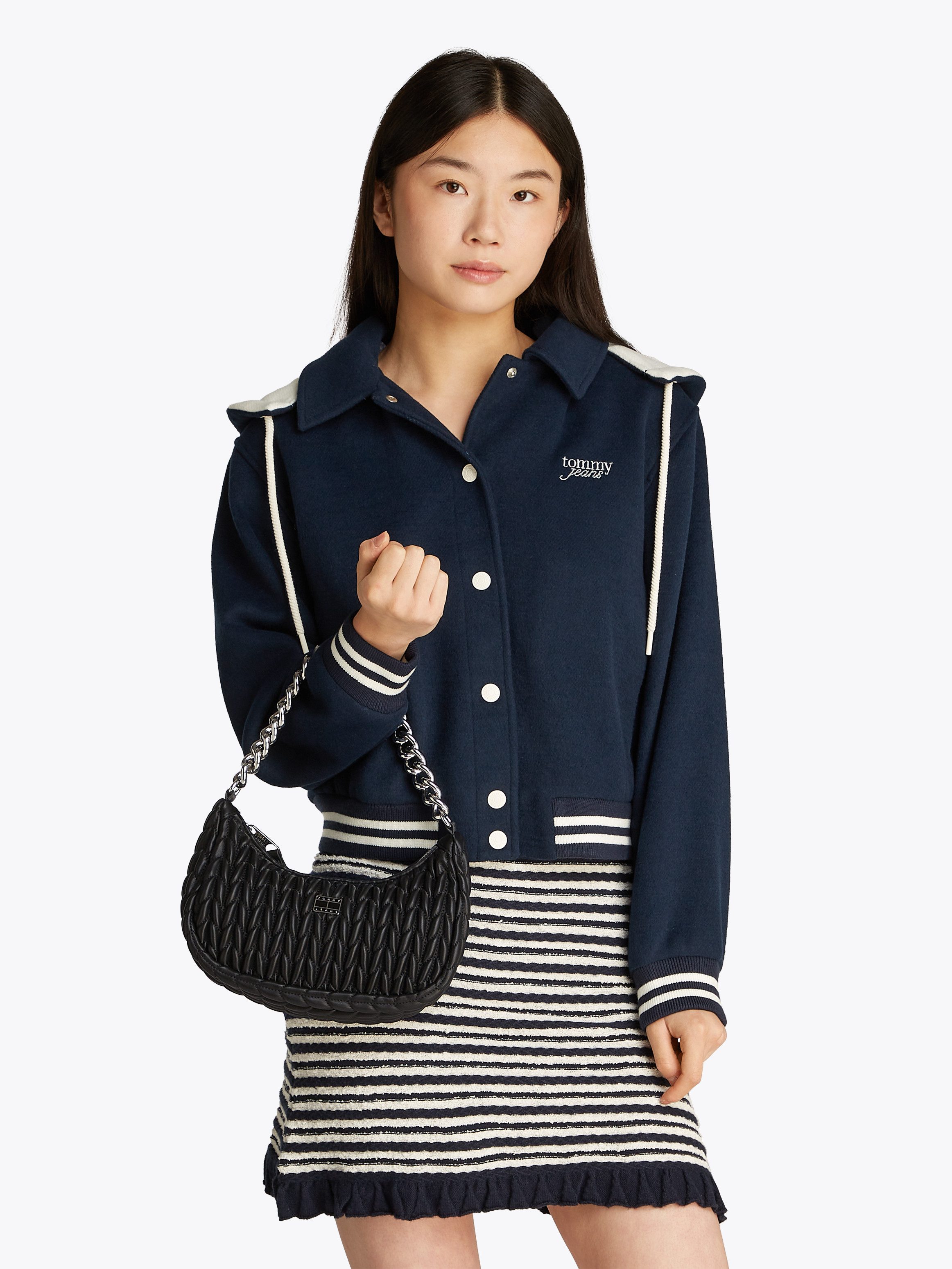 Tommy Jeans Umhängetasche TJW ICONIC SHOULDER DENIM, Damen Abendtasche, Hen günstig online kaufen