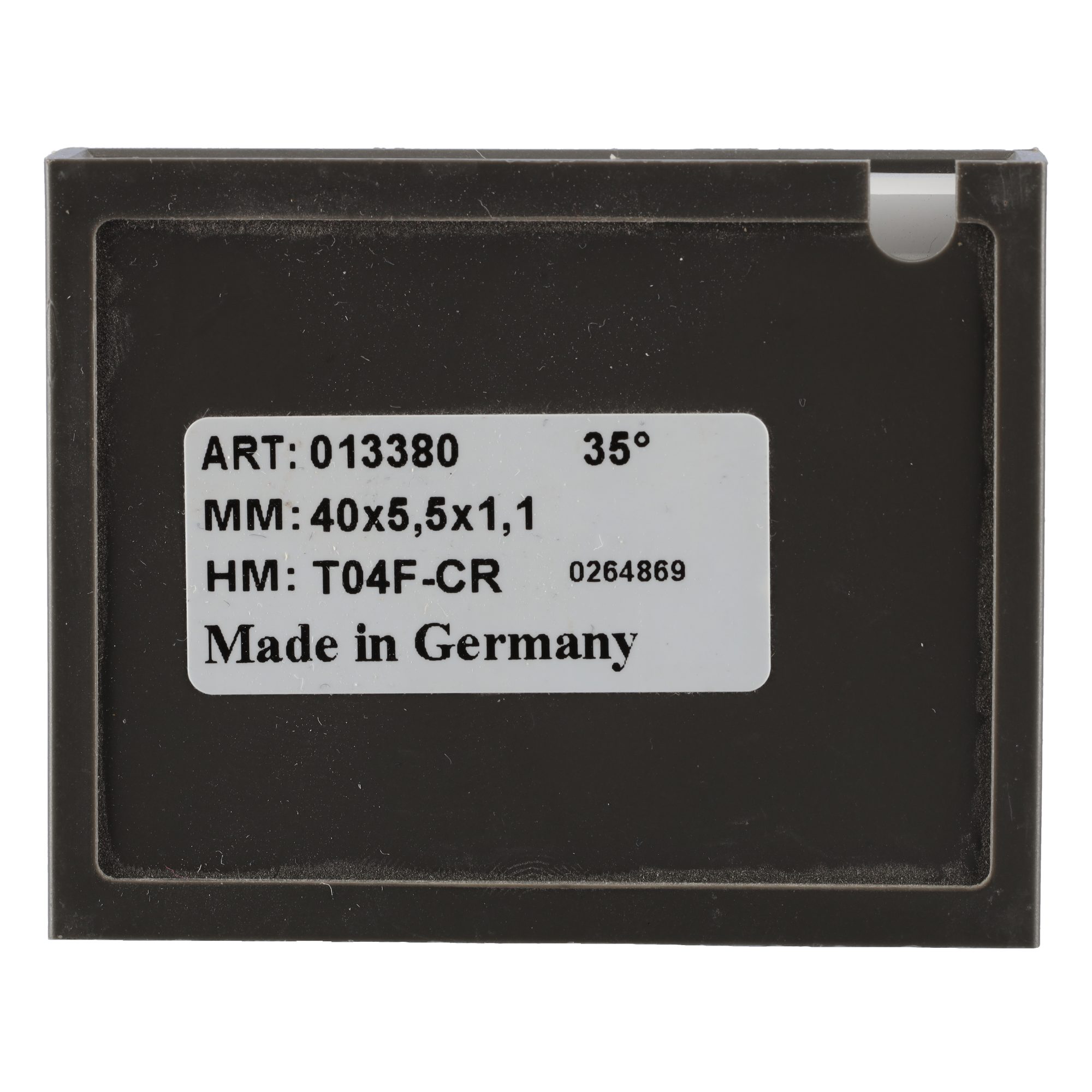 Tigra Wendeplattenfräser Mini-Wendeplatte 40 - Stück T04F 10 35x5,5x1,1mm