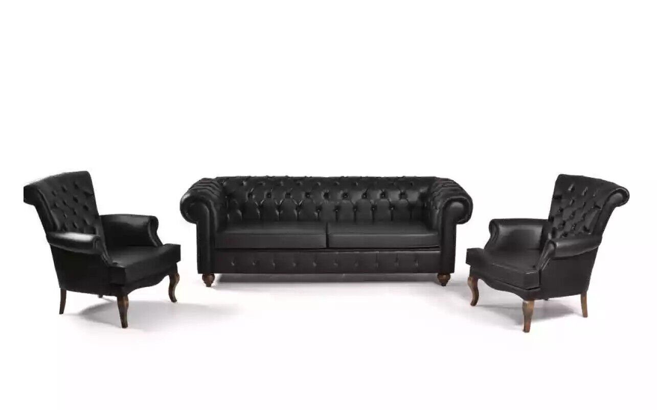 Modern In (1x Sessel Sessel), Europe Arbeitszimmer Schwarz Designer Möbel Made Sitz Neu Sessel JVmoebel Textil