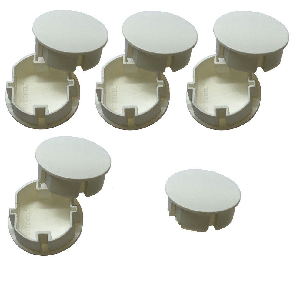 STECKEL Wanddekoobjekt 9 Stück weiße Steckdosen-Abdeckungen 19.B9 Staubschu günstig online kaufen