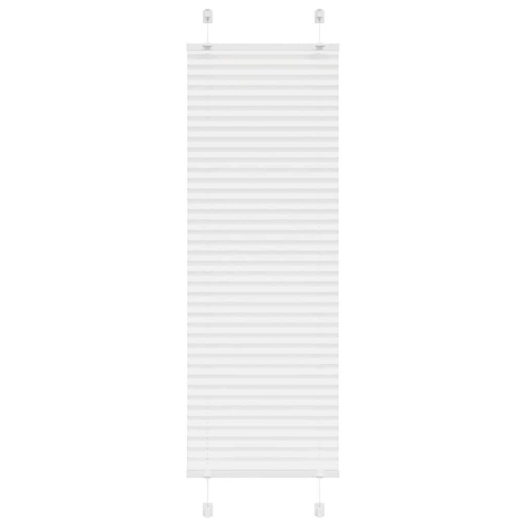 vidaXL Plissee, Plissee Weiß 45x100 cm Stoffbreite 44,4 cm Polyester