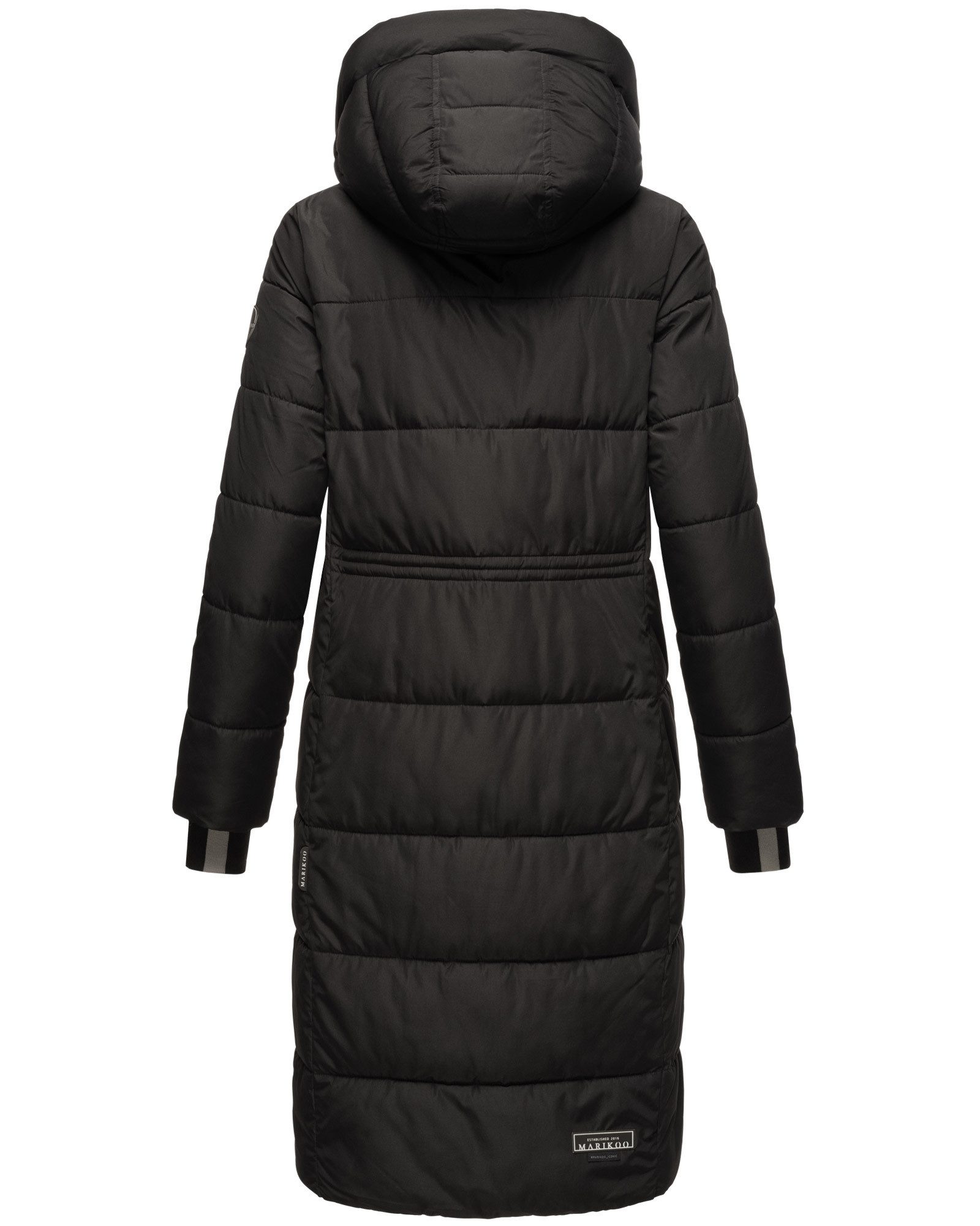 Marikoo Steppjacke Zuraraa XVI langer Winter Mantel gesteppt