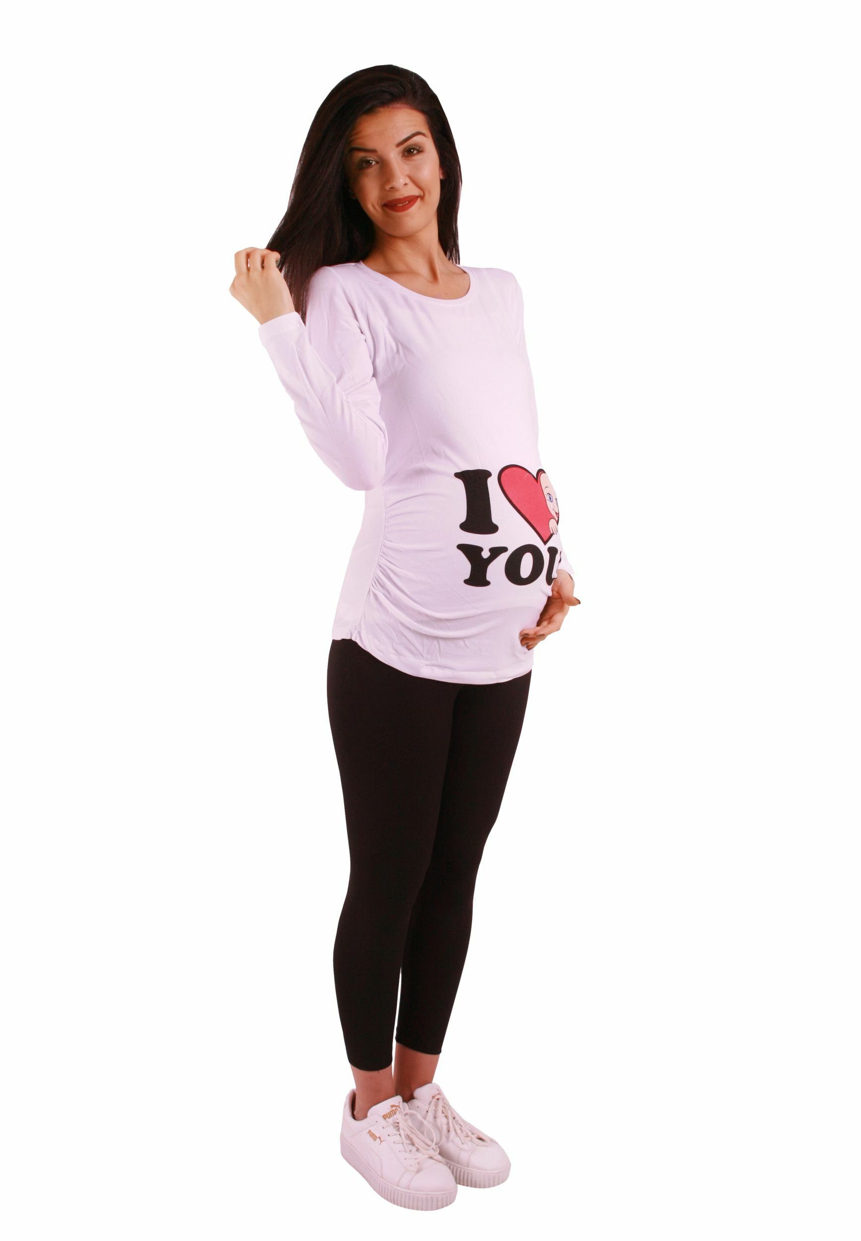 M.M.C. Umstandsshirt I Love You mit Motiv