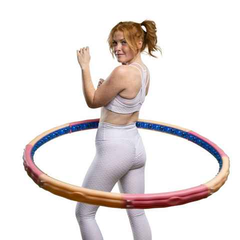 Hoopomania Hula-Hoop-Reifen Hoopomania Vital Hoop, Hula Hoop mit 40 Magneten, 2.6kg