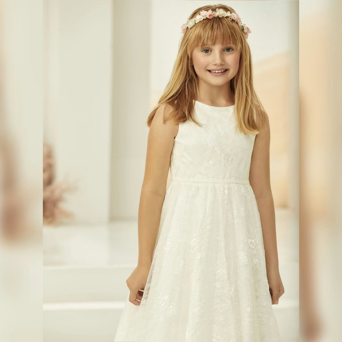 Bride Now! Partykleid Blumenmädchenkleid Kommunionkleid Avalia ME2300