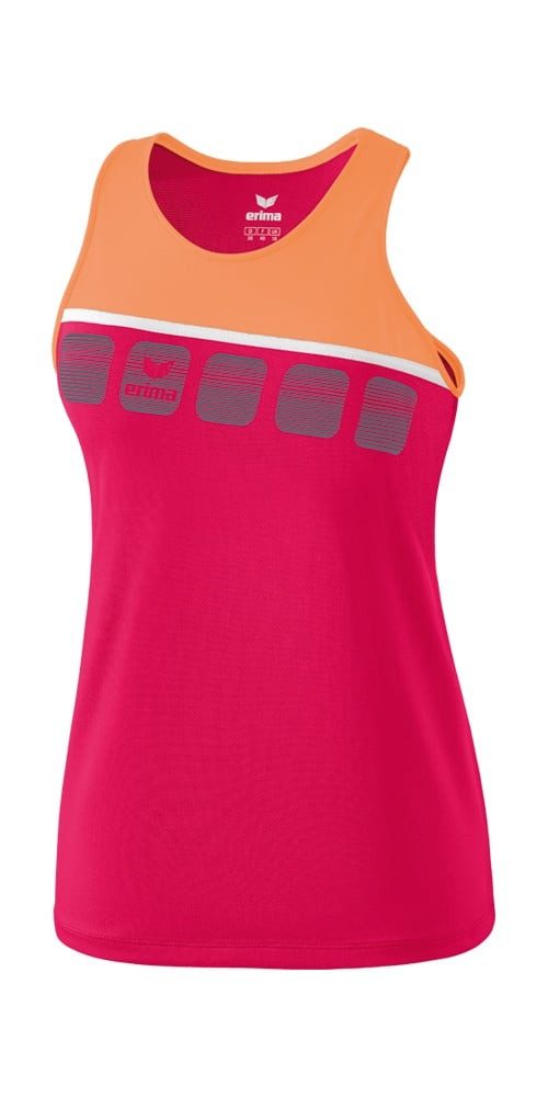 Erima Tanktop Sport-Tank 5C rosa/peach/weiß Damen günstig online kaufen
