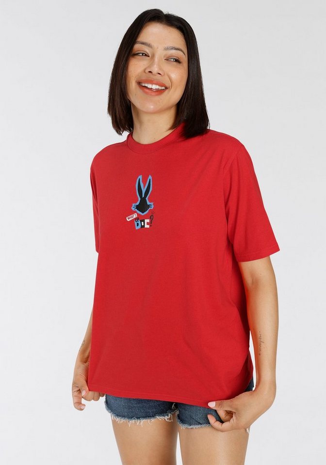 Capelli New York T-Shirt mit Comic-Motiv Duffy Duck mit Bugs Bunny