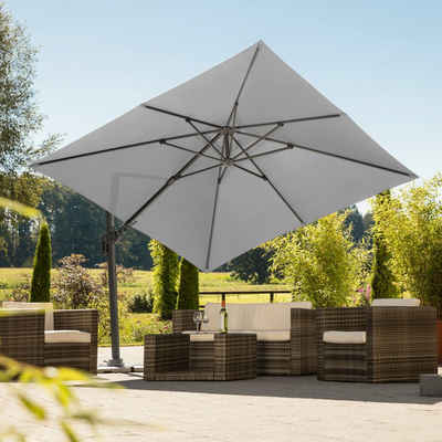 Schneider Schirme Ampelschirm »Rhodos Twist«, LxB: 300x300 cm, mit Schutzhülle, ohne Wegeplatten