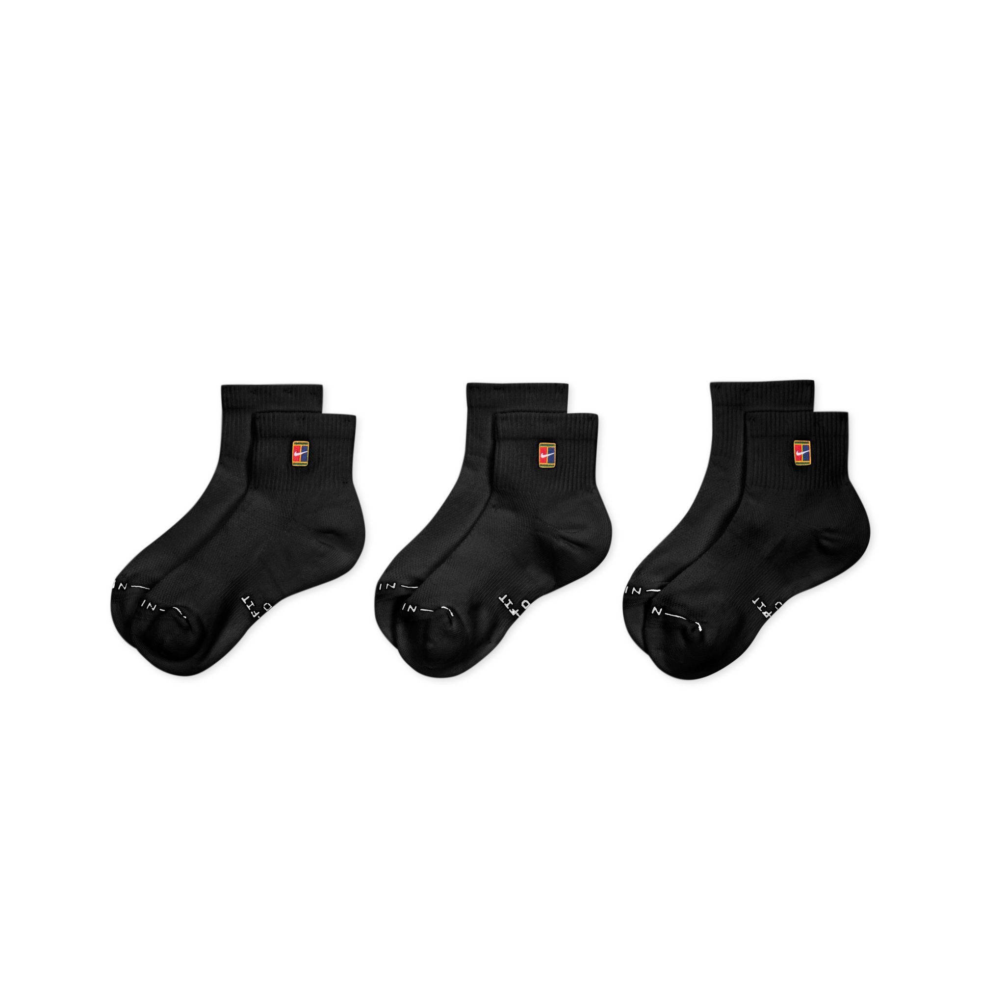Nike Sportsocken U NK ED ELVD ANK 3P TENNIS 144 für Erwachsene