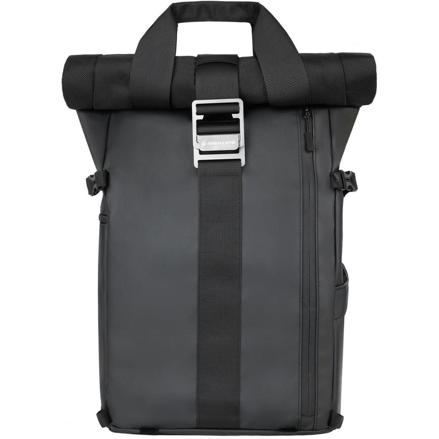 LuxusKollektion Fotorucksack Kamerarucksack Wasserdicht DSLR Spiegellose Laptopfach Schwarz