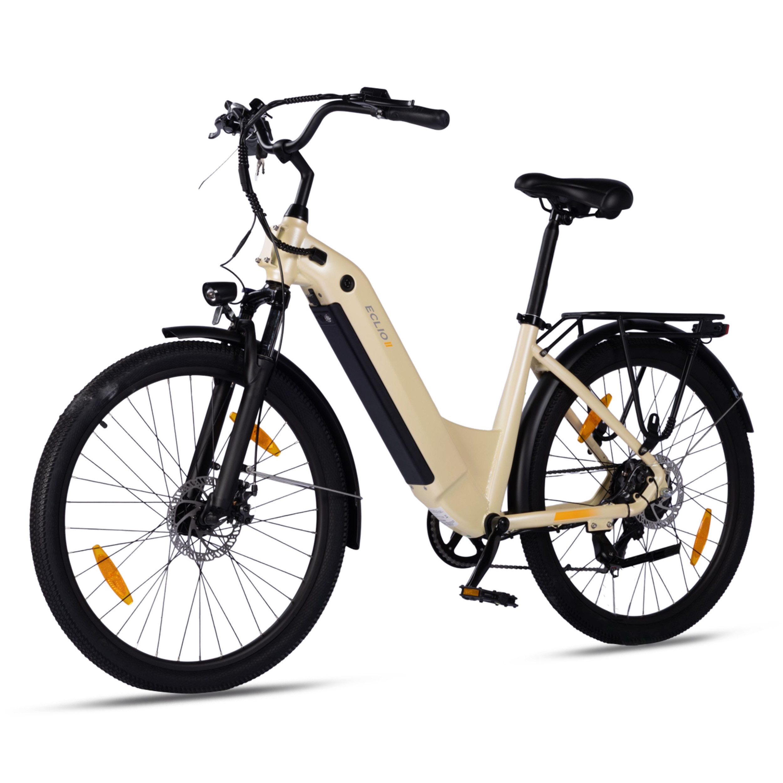Vankel E-Bike Cityrad e bike für herren 26 zoll 18.2AH 36V 655WH damen 120km Elektrofahrrad, Kettenschaltung, Heckmotor, 655 Wh, (Beleuchtungsset mit Batterieladegerät, Batterieschlüssel, Werkzeug), Komfortables Stadtrad mit Scheibenbremsen & 26" Bereifung für Pendler