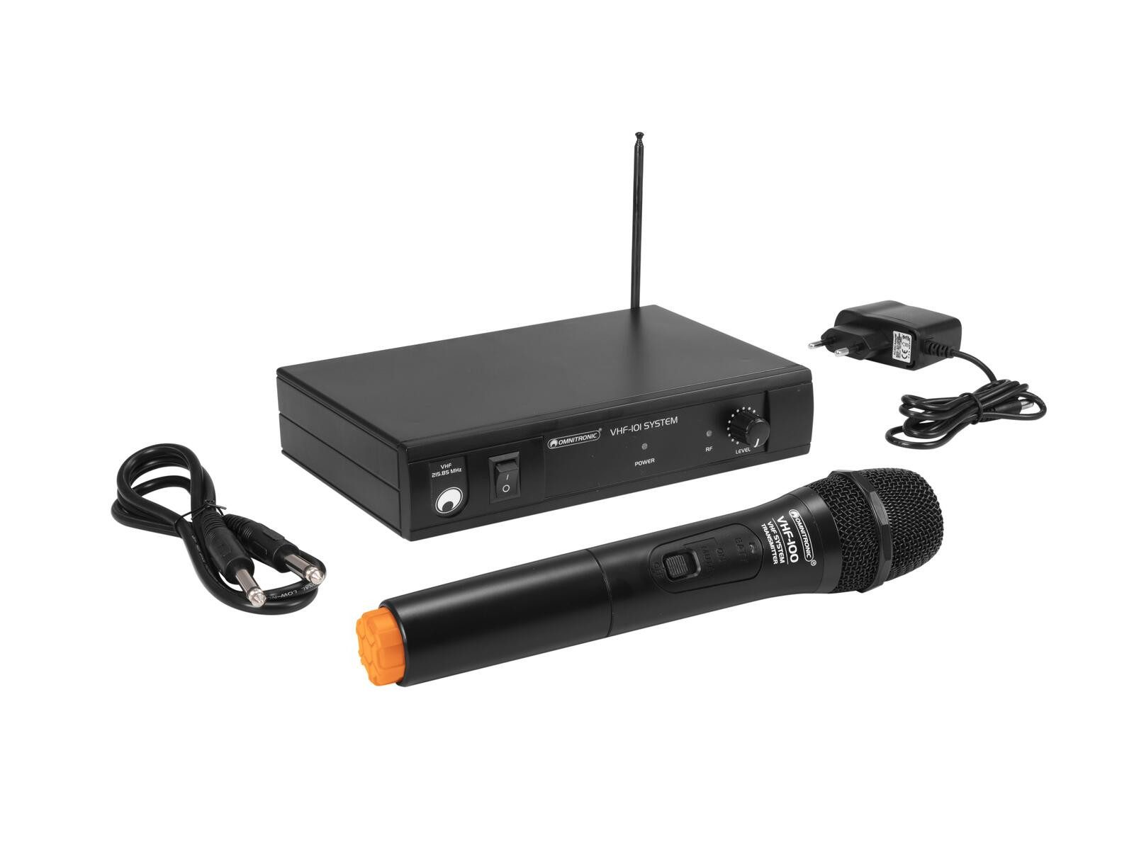 Mikrofon OMNITRONIC VHF-101 Funkmikrofon-System 212.35MHz
