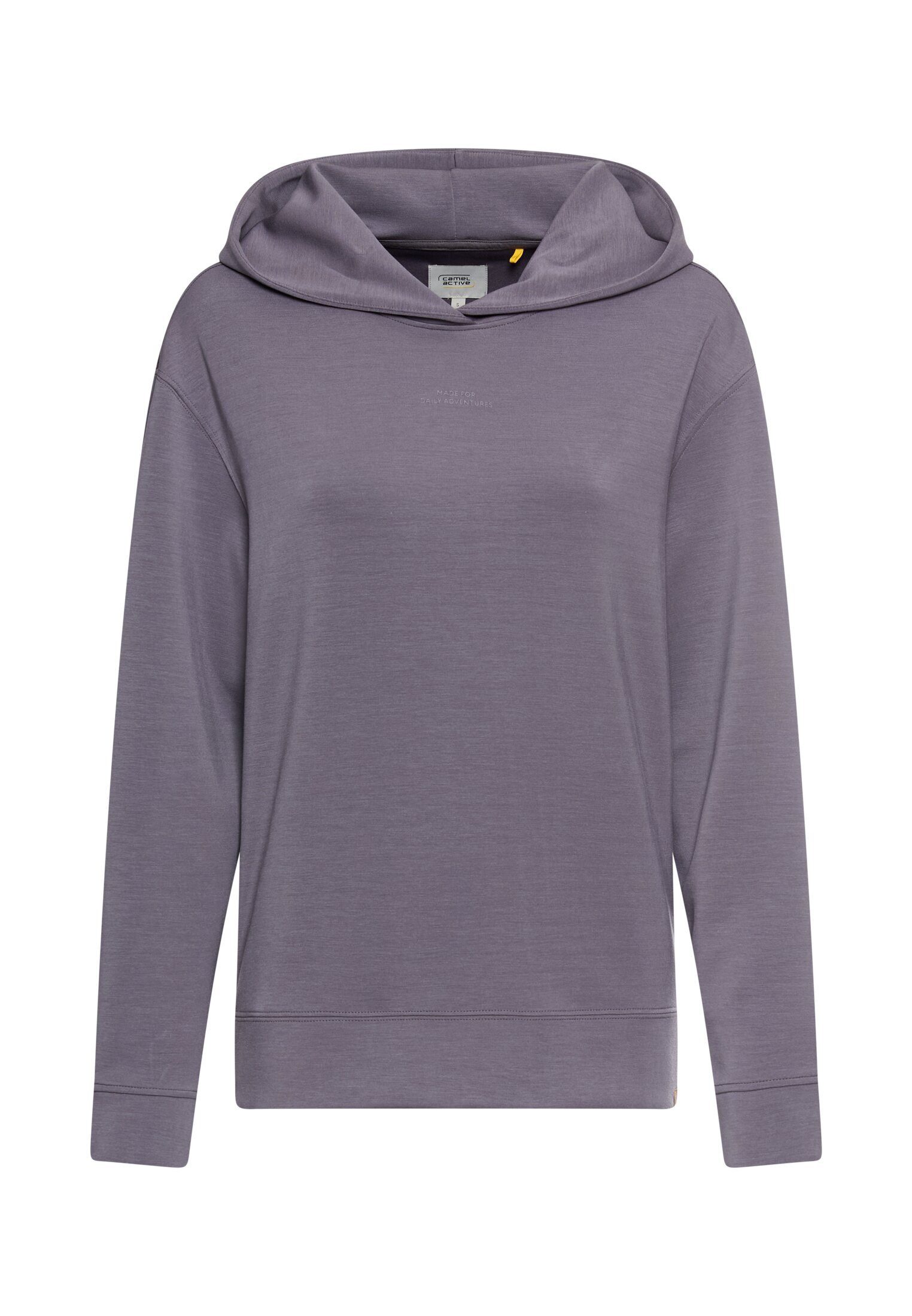 camel active Hoodie im Relaxed Fit Langarm