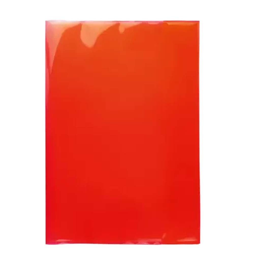 HERMA Schulheft Heftschoner Transparent PLUS A4 glänzend rot, Besonders robust und extrem haltbar