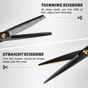 NASUM Haarschere Präzise Schnitte: Professionelles Qualitäts-Friseurscheren-Set, ausgewählte Materialien für besondere Wertigkeit