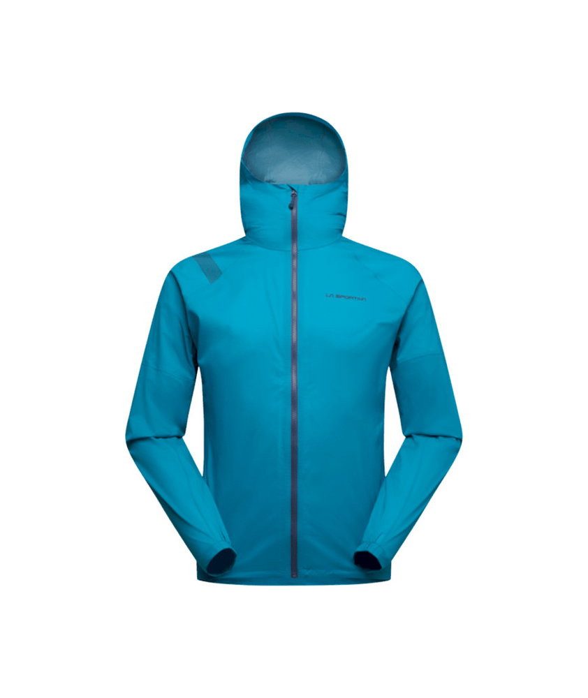La Sportiva Laufjacke Pocketshell (Hardschell, wasserdicht) blau Herren